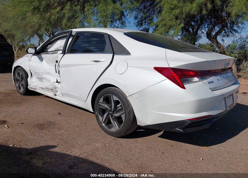 2022 HYUNDAI ELANTRA LIMITED VIN: 5NPLP4AG8NH054409