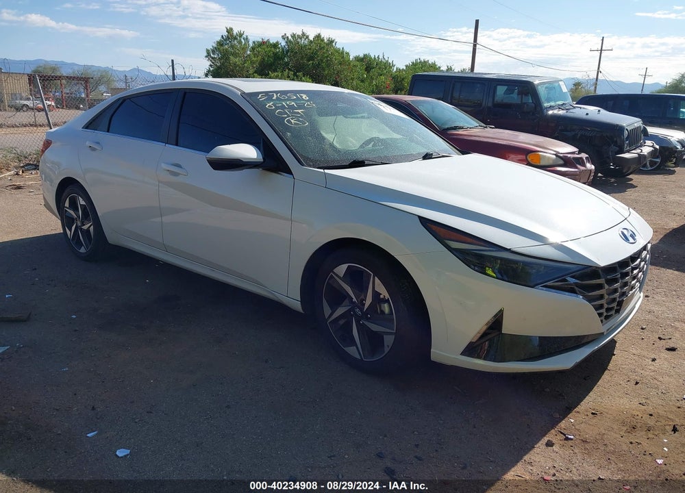 2022 HYUNDAI ELANTRA LIMITED VIN: 5NPLP4AG8NH054409