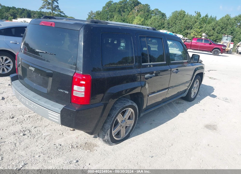 2008 JEEP PATRIOT LIMITED VIN: 1J8FT48W68D554139