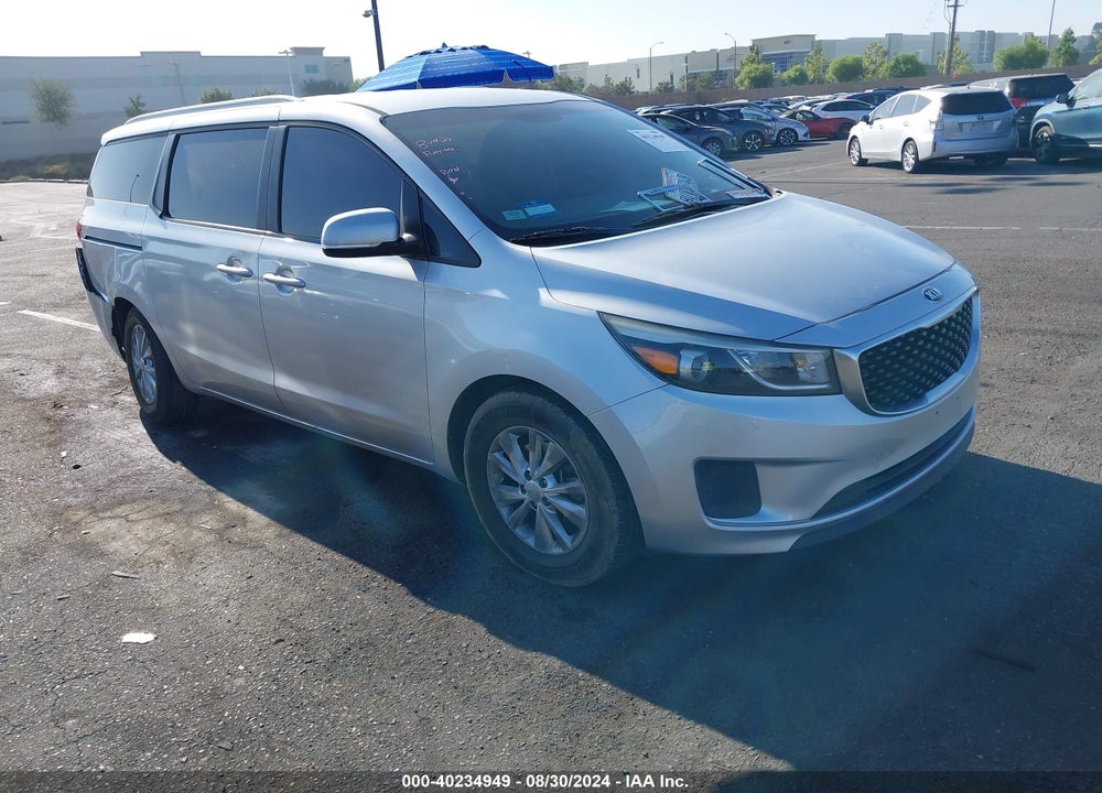 2016 KIA SEDONA LX VIN: KNDMB5C1XG6100790