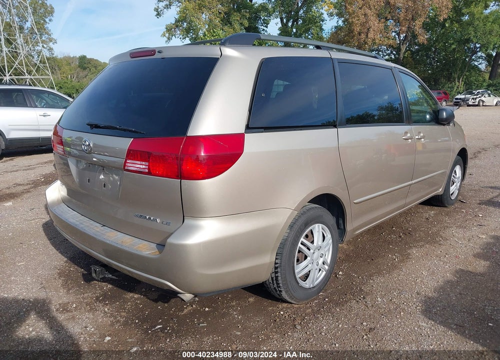 2005 TOYOTA SIENNA LE VIN: 5TDZA23C55S373948