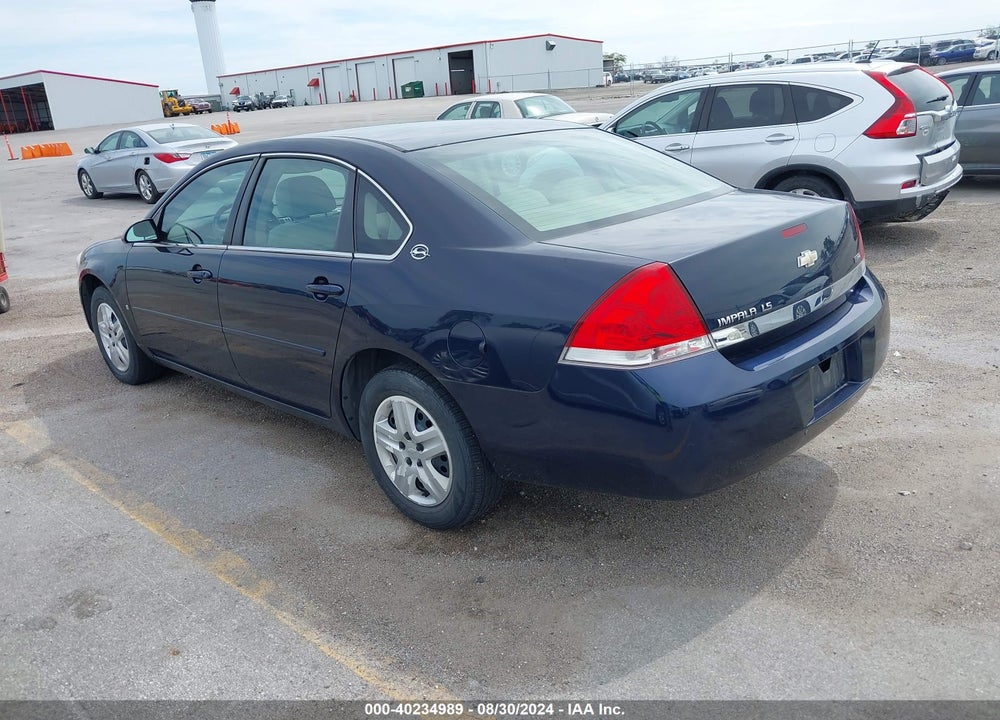 2007 CHEVROLET IMPALA LS VIN: 2G1WB58K279369278
