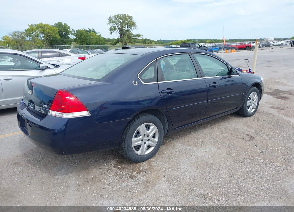2007 CHEVROLET IMPALA LS VIN: 2G1WB58K279369278