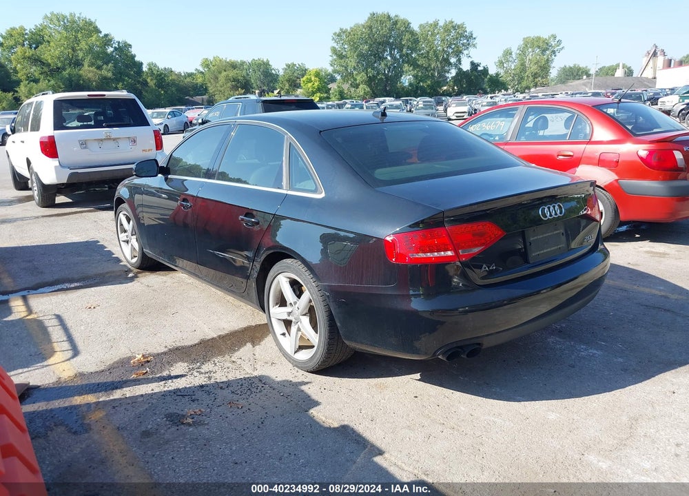 2011 AUDI A4 2.0T PREMIUM VIN: WAUFFAFL6BN041221