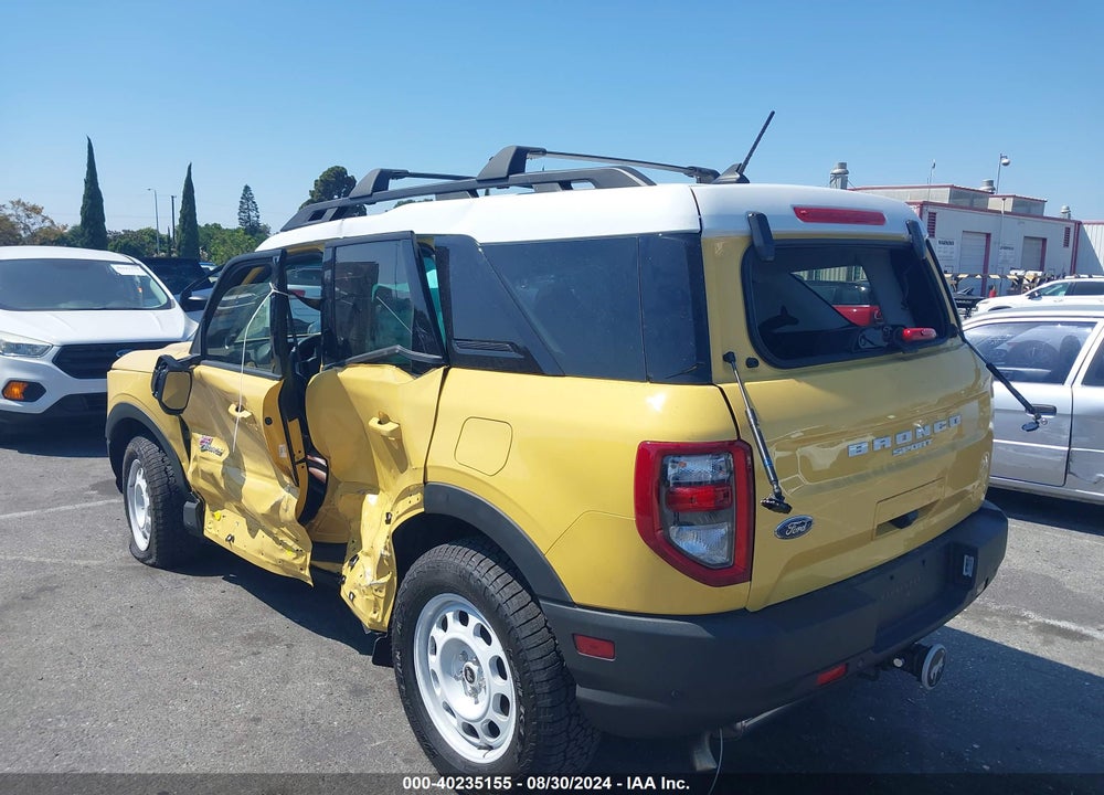 2023 FORD BRONCO SPORT HERITAGE LIMITED VIN: 3FMCR9H97PRD76873
