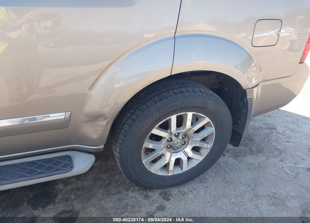 2009 NISSAN PATHFINDER LE VIN: 5N1AR18B59C614264