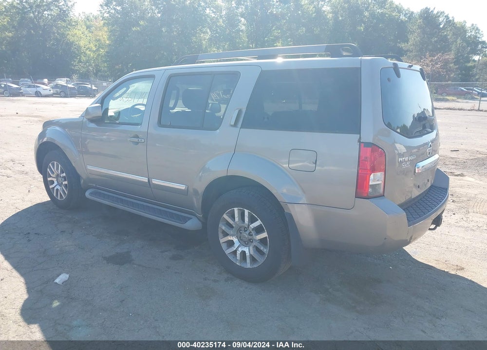 2009 NISSAN PATHFINDER LE VIN: 5N1AR18B59C614264