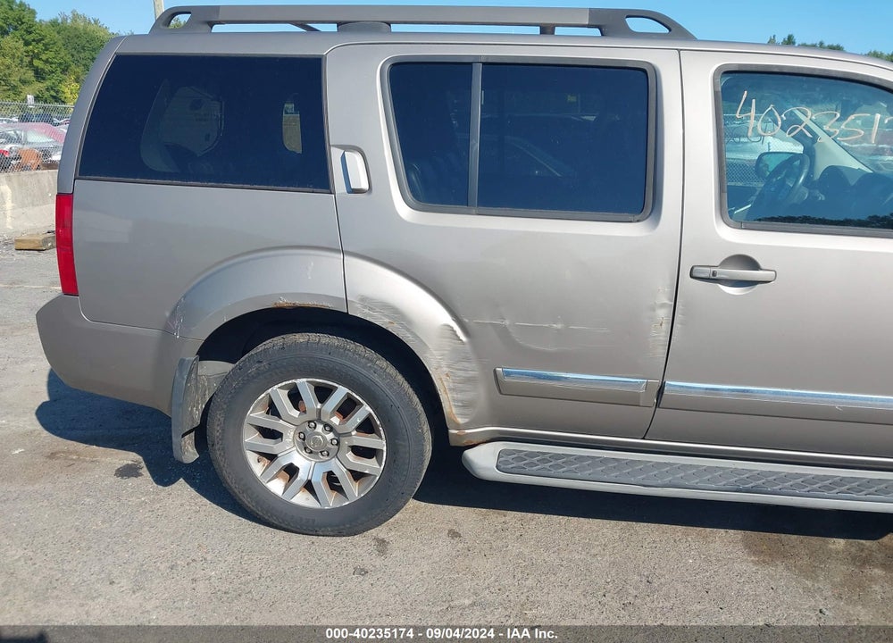 2009 NISSAN PATHFINDER LE VIN: 5N1AR18B59C614264