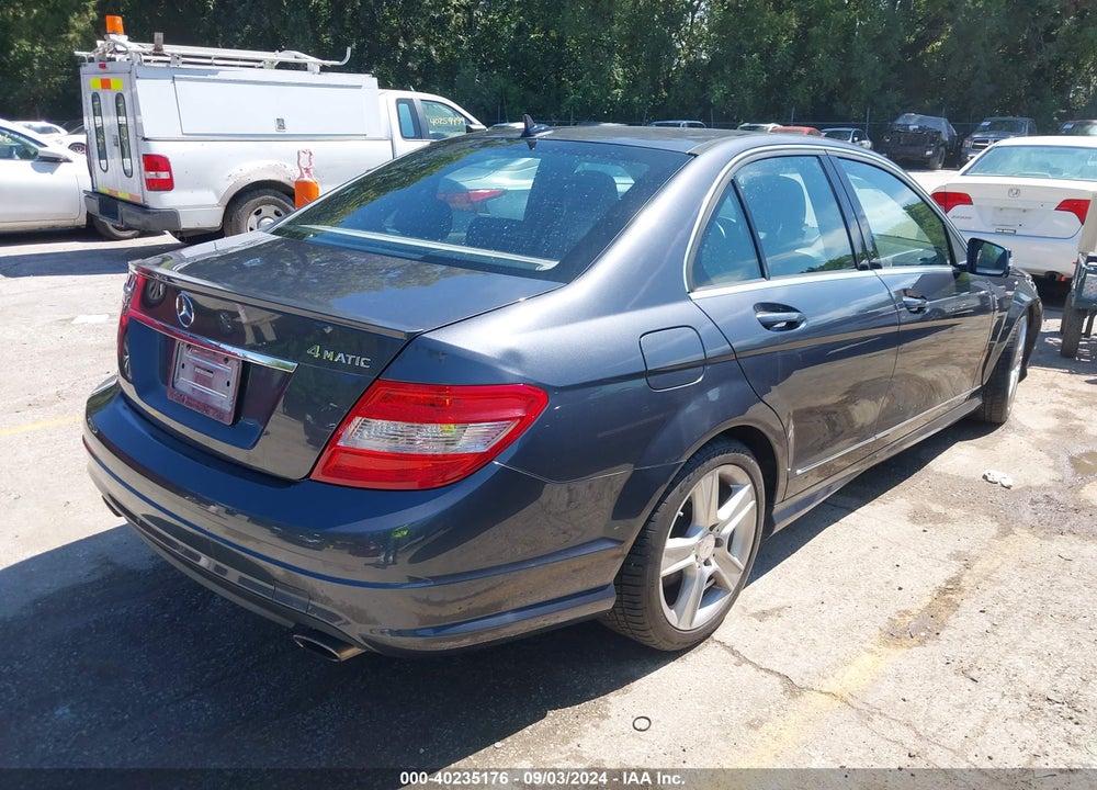 2011 MERCEDES-BENZ C 300 LUXURY 4MATIC/SPORT 4MATIC VIN: WDDGF8BB9BR186622