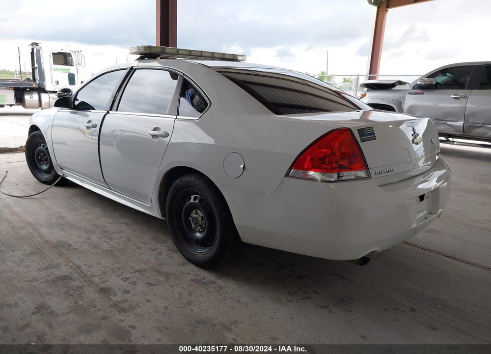 2013 CHEVROLET IMPALA POLICE VIN: 2G1WD5E39D1144681