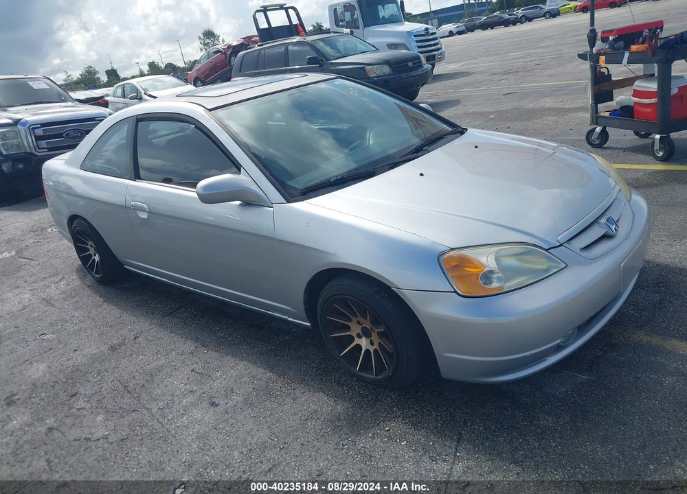 2002 HONDA CIVIC EX VIN: 1HGEM22952L091433