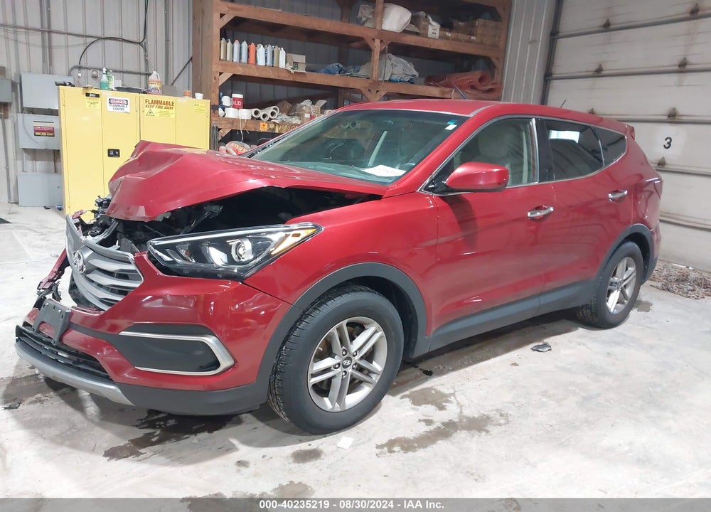 2018 HYUNDAI SANTA FE SPORT 2.4L VIN: 5XYZTDLB5JG525389