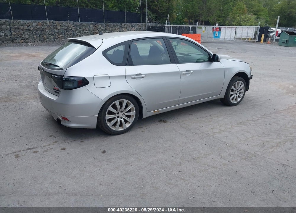 2008 SUBARU IMPREZA WRX VIN: JF1GH74618G820336