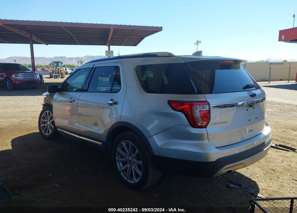 2017 FORD EXPLORER LIMITED VIN: 1FM5K7F8XHGC23277
