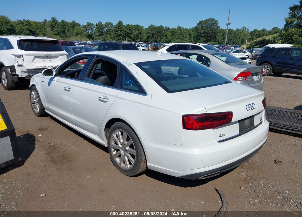 2016 AUDI A6 3.0T PREMIUM PLUS VIN: WAUFGAFC1GN015419
