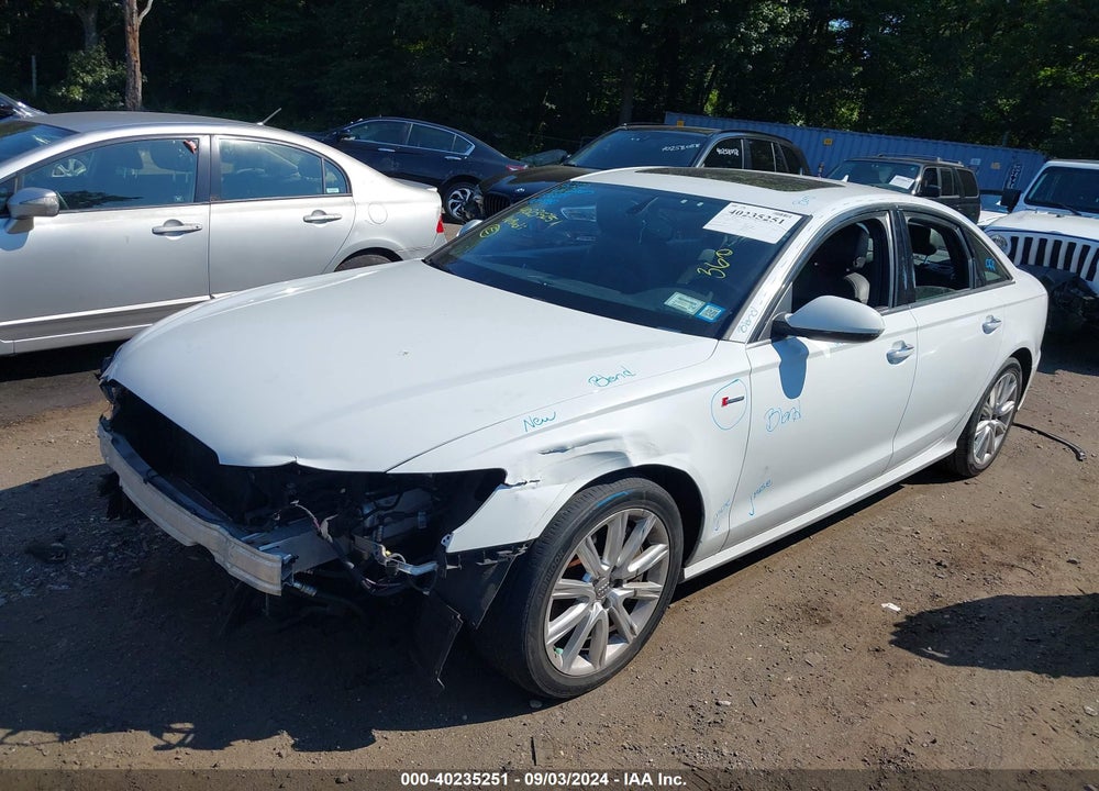 2016 AUDI A6 3.0T PREMIUM PLUS VIN: WAUFGAFC1GN015419