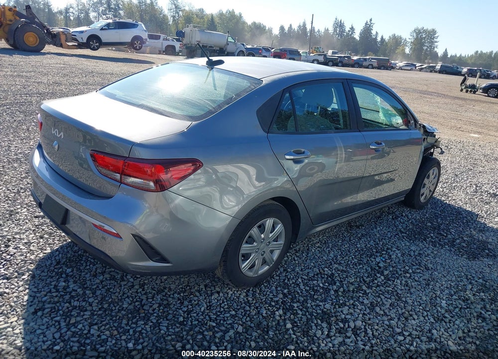2022 KIA RIO S VIN: 3KPA24AD9NE431099