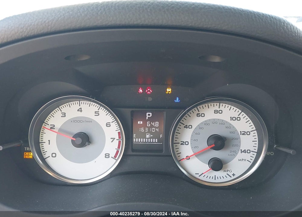2012 SUBARU IMPREZA 2.0I SPORT LIMITED VIN: JF1GPAS6XCH214393
