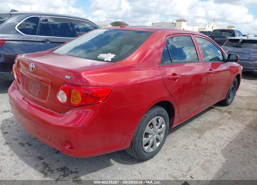 2010 TOYOTA COROLLA LE VIN: JTDBU4EE3AJ072721