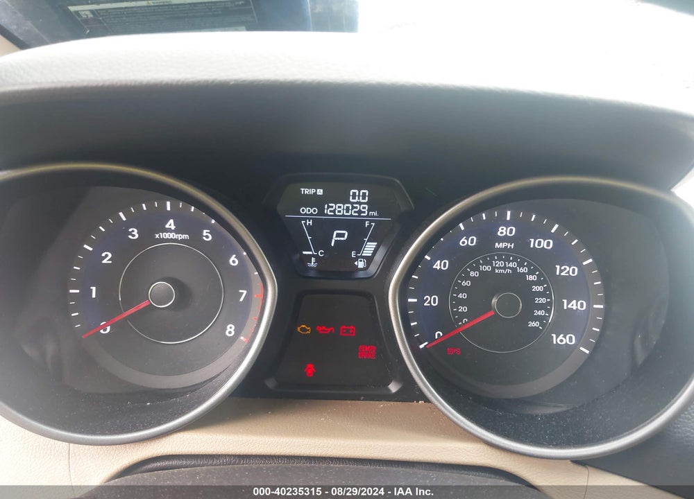 2013 HYUNDAI ELANTRA GLS VIN: 5NPDH4AE2DH332199