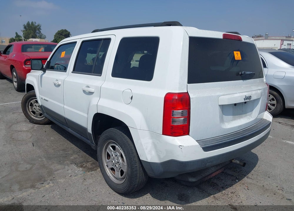 2015 JEEP PATRIOT SPORT VIN: 1C4NJPBA5FD149023