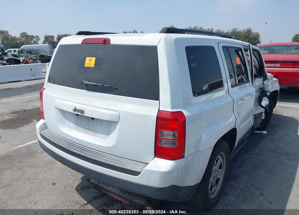 2015 JEEP PATRIOT SPORT VIN: 1C4NJPBA5FD149023
