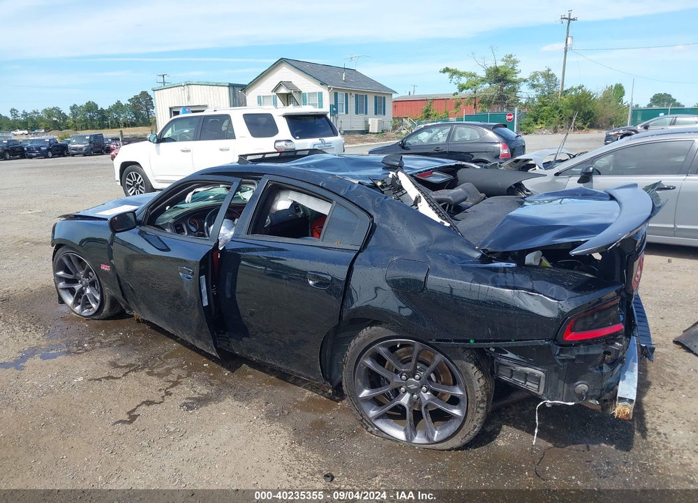 2022 DODGE CHARGER SCAT PACK VIN: 2C3CDXGJ3NH169977