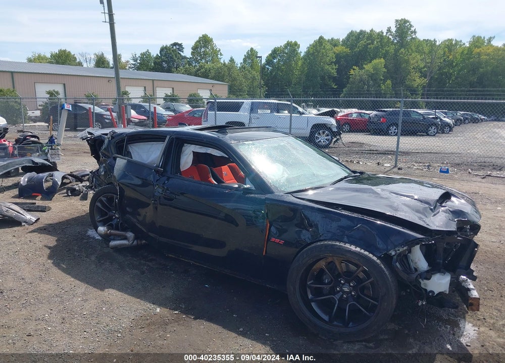 2022 DODGE CHARGER SCAT PACK VIN: 2C3CDXGJ3NH169977