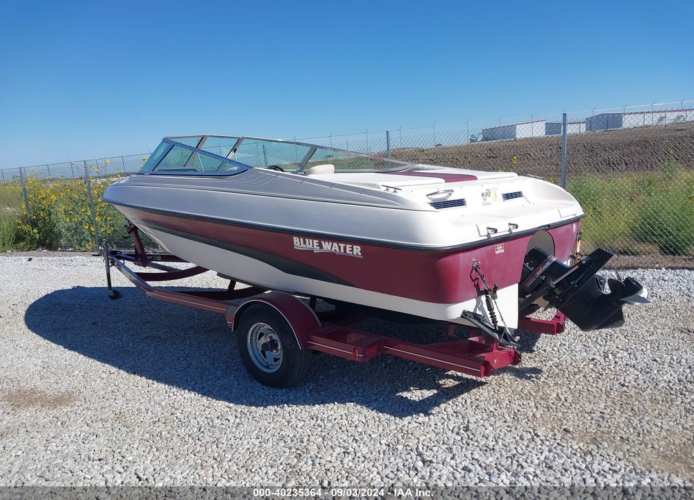 1995 BLUEWATER SKI BOAT VIN: BWY2K078G595