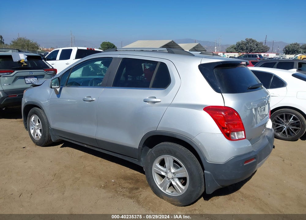 2015 CHEVROLET TRAX LT VIN: 3GNCJLSB2FL256332