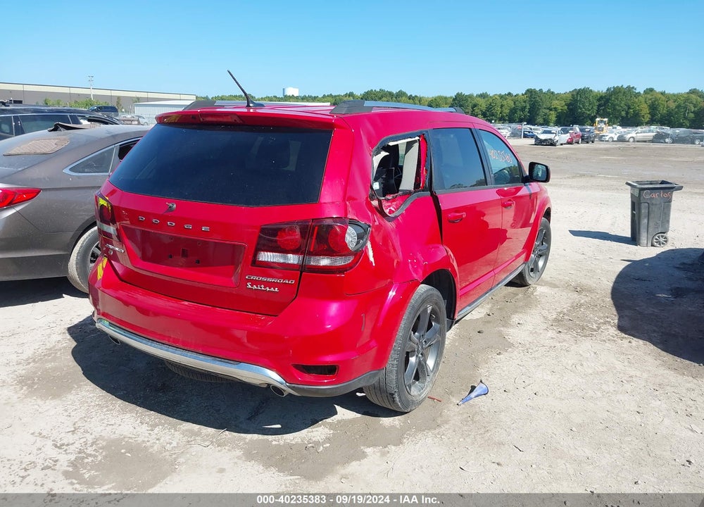 2018 DODGE JOURNEY CROSSROAD AWD VIN: 3C4PDDGG9JT371045