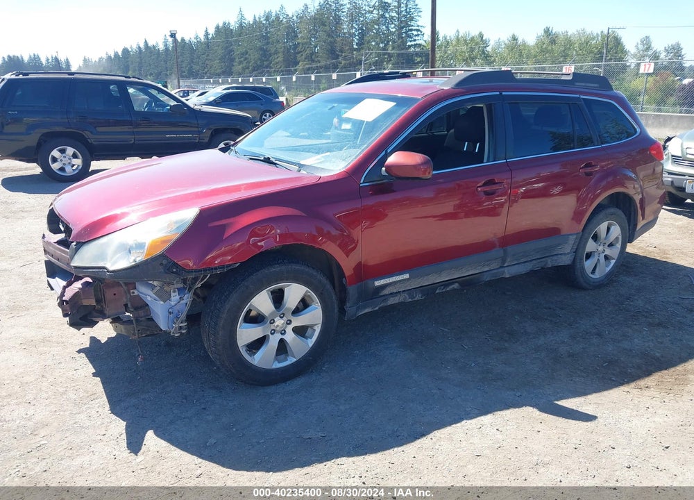 2012 SUBARU OUTBACK 2.5I PREMIUM VIN: 4S4BRBGC4C3296892