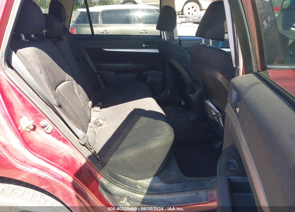 2012 SUBARU OUTBACK 2.5I PREMIUM VIN: 4S4BRBGC4C3296892