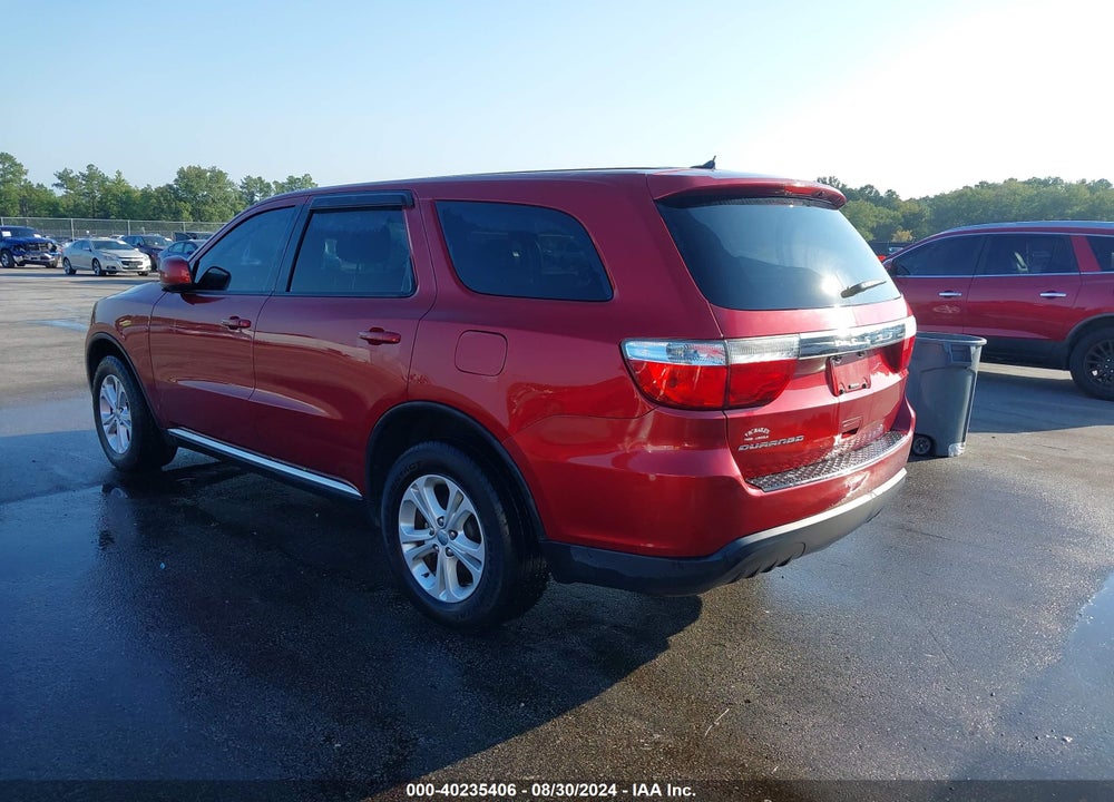 2013 DODGE DURANGO SXT VIN: 1C4RDHAG8DC668378
