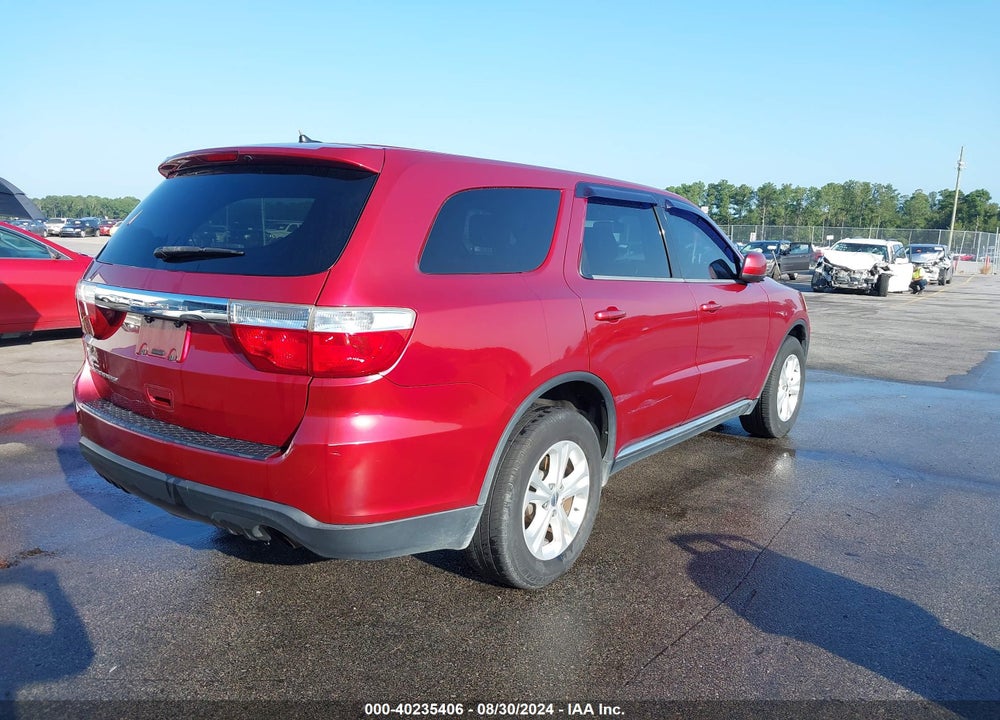 2013 DODGE DURANGO SXT VIN: 1C4RDHAG8DC668378