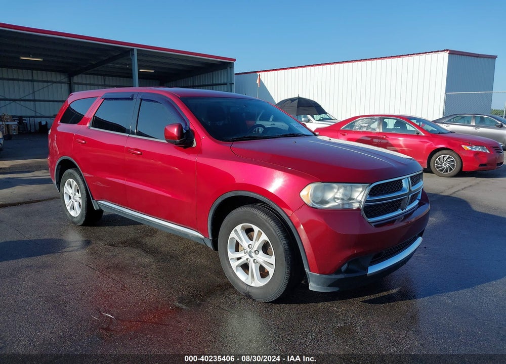 2013 DODGE DURANGO SXT VIN: 1C4RDHAG8DC668378