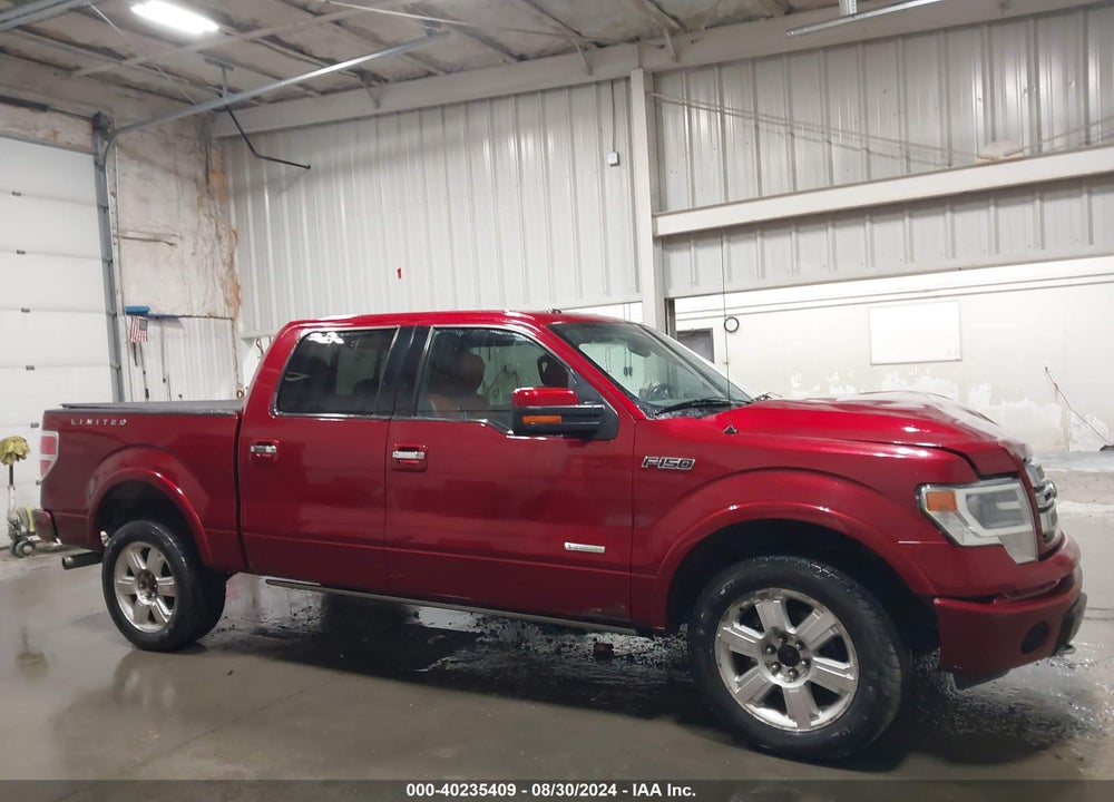 2013 FORD F-150 LIMITED VIN: 1FTFW1ET0DFB99412