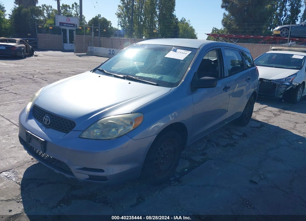 2004 TOYOTA MATRIX STANDARD VIN: 2T1KR32E54C255330