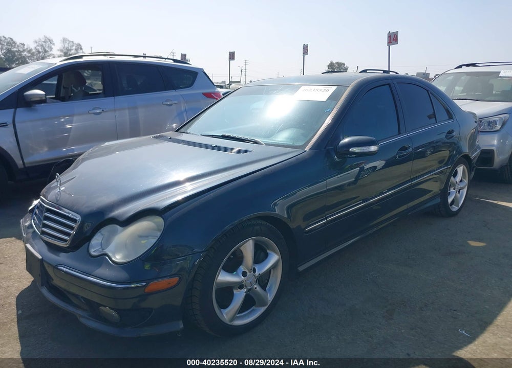 2005 MERCEDES-BENZ C 230 KOMPRESSOR SPORT VIN: WDBRF40J55A707102