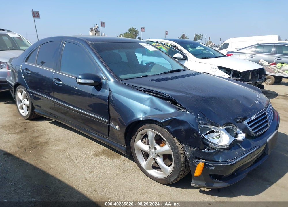 2005 MERCEDES-BENZ C 230 KOMPRESSOR SPORT VIN: WDBRF40J55A707102