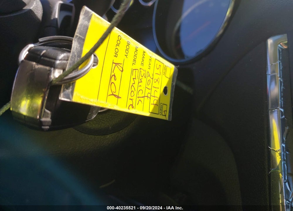 2014 BUICK ENCORE CONVENIENCE VIN: KL4CJFSB2EB518144