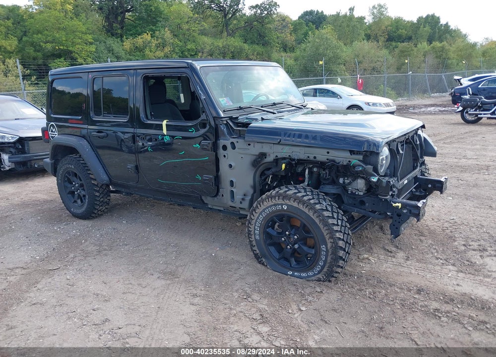 2022 JEEP WRANGLER UNLIMITED WILLYS 4X4 VIN: 1C4HJXDNXNW122626