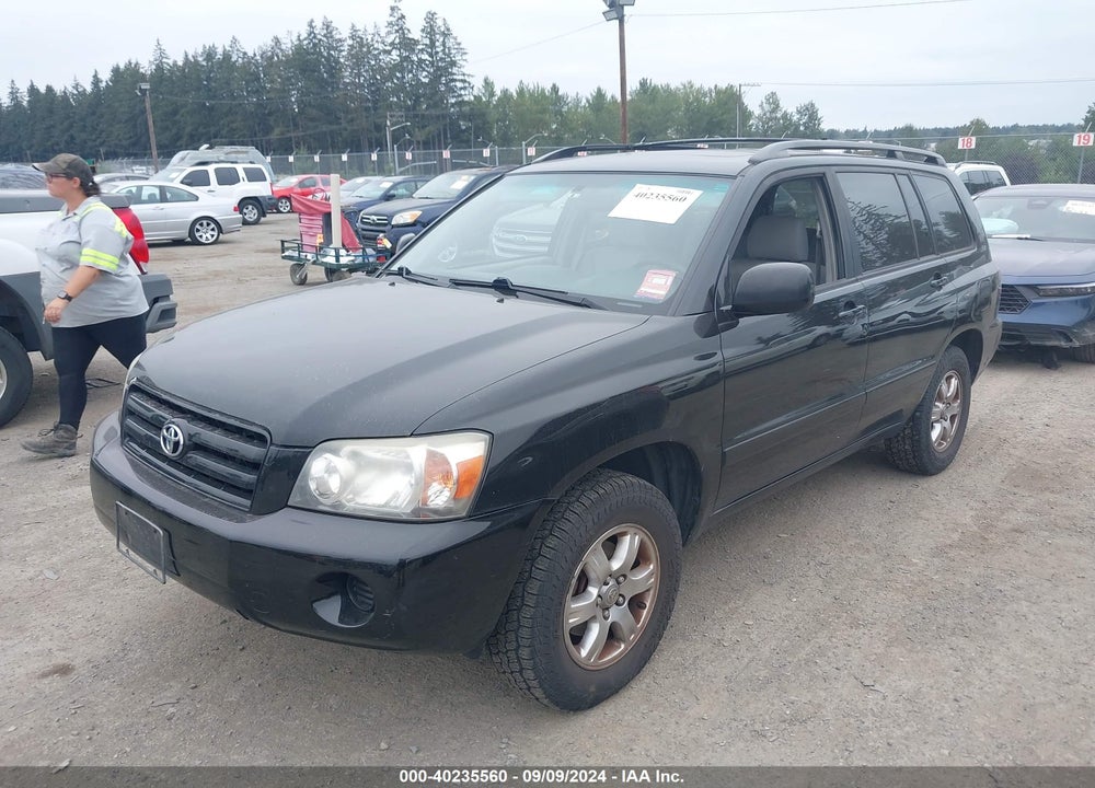 2005 TOYOTA HIGHLANDER V6 VIN: JTEEP21A750074099