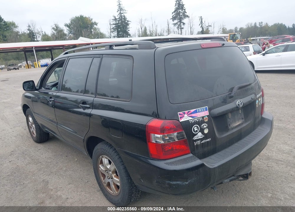 2005 TOYOTA HIGHLANDER V6 VIN: JTEEP21A750074099