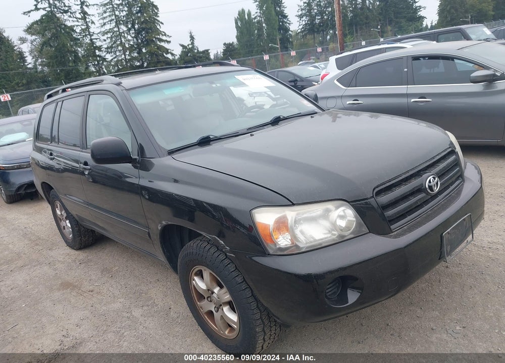 2005 TOYOTA HIGHLANDER V6 VIN: JTEEP21A750074099
