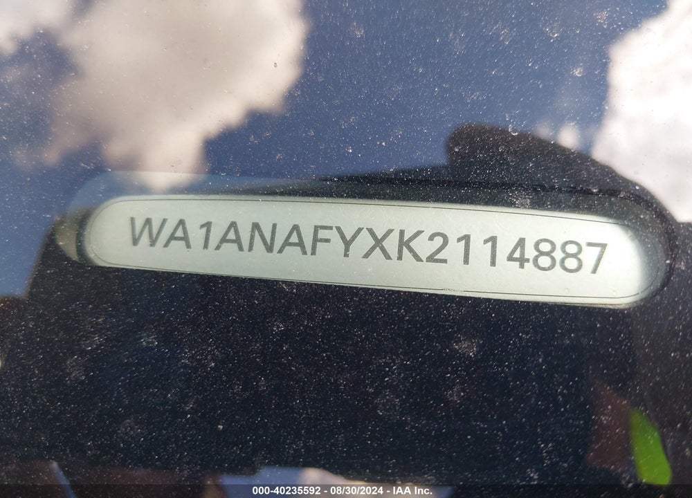 2019 AUDI Q5 45 PREMIUM VIN: WA1ANAFYXK2114887