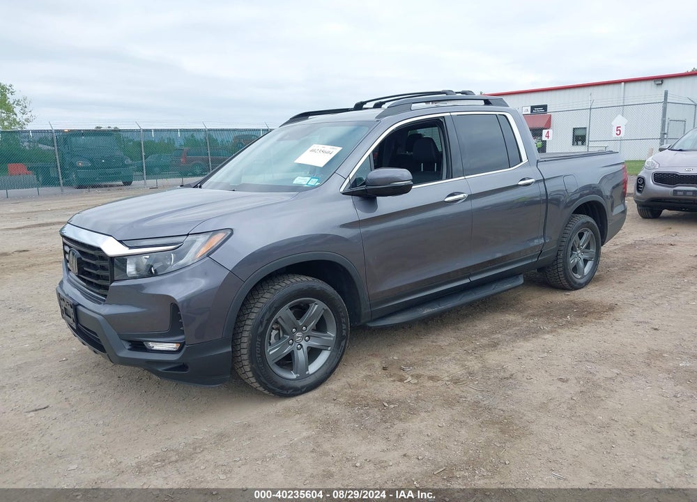 2022 HONDA RIDGELINE RTL-E VIN: 5FPYK3F78NB036473