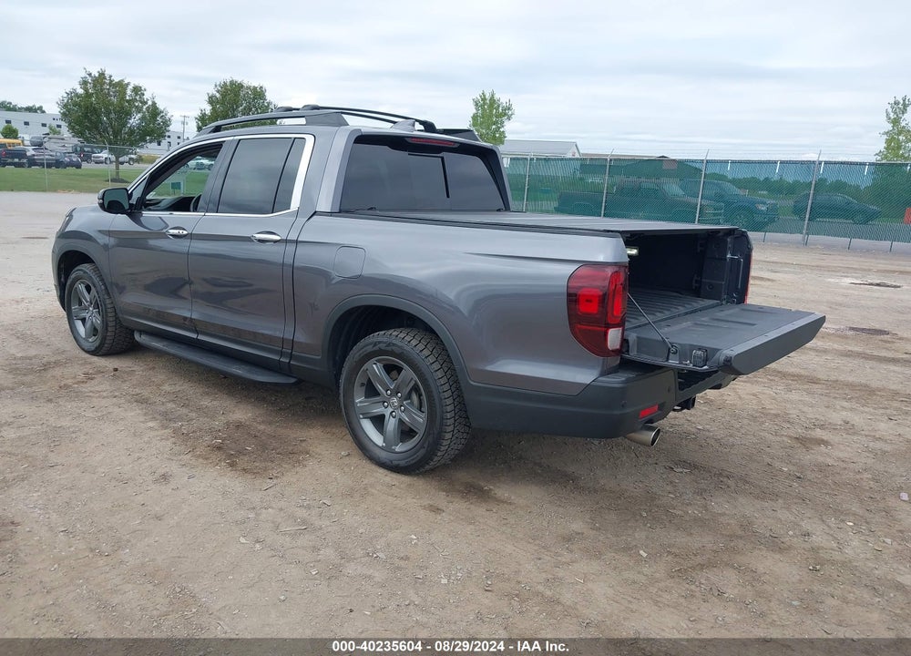 2022 HONDA RIDGELINE RTL-E VIN: 5FPYK3F78NB036473