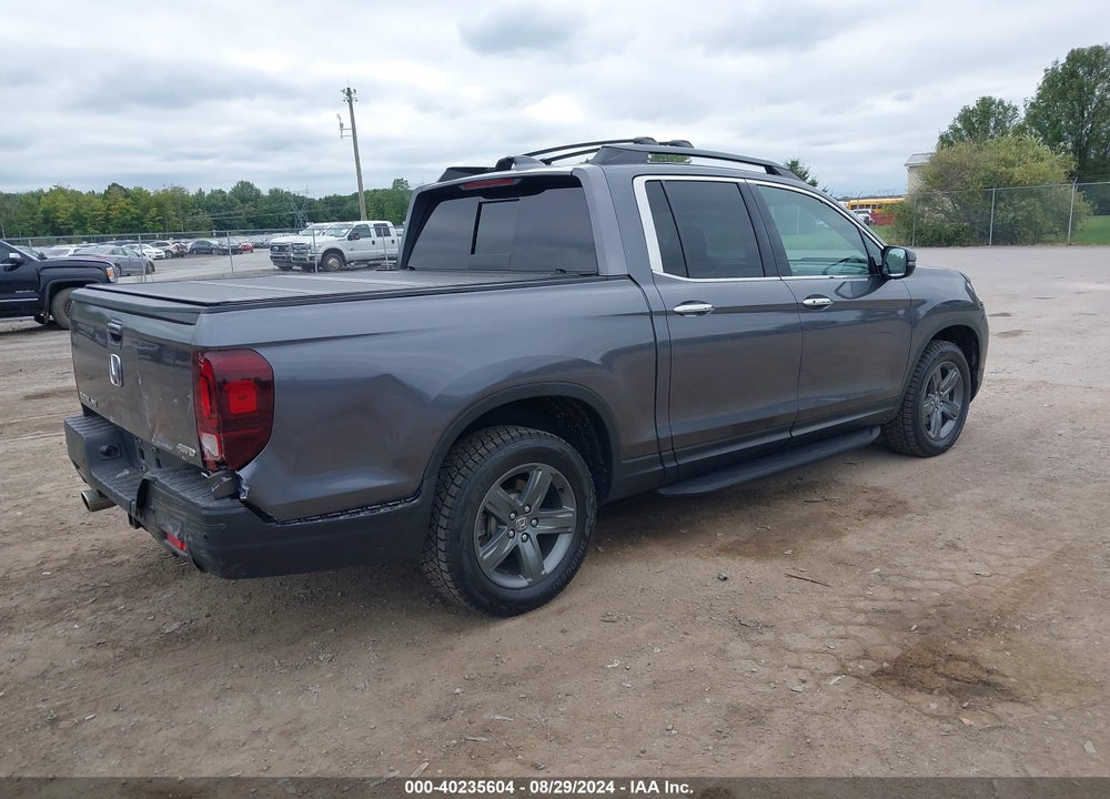 2022 HONDA RIDGELINE RTL-E VIN: 5FPYK3F78NB036473