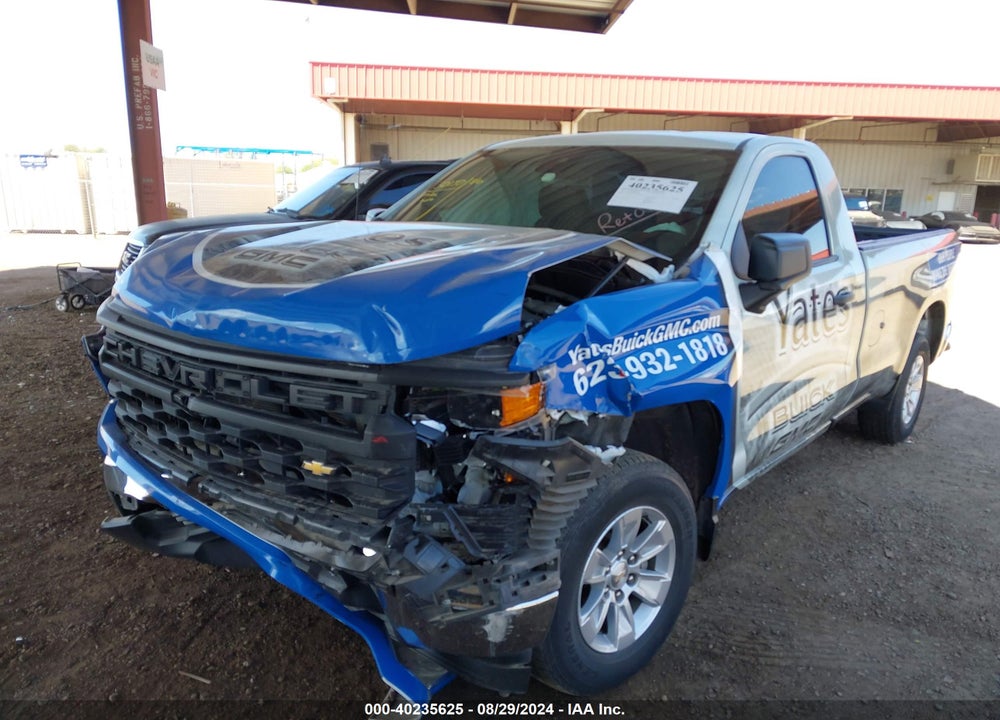 2022 CHEVROLET SILVERADO 1500 2WD REGULAR CAB LONG BED WT VIN: 3GCNAAED5NG517432